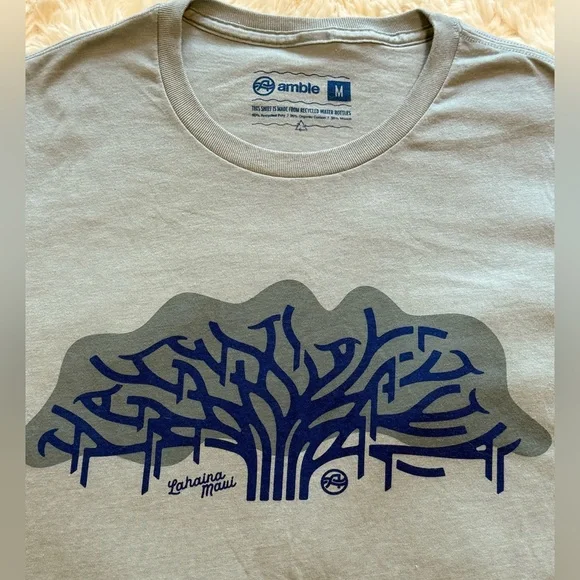 Men's Light Blue Graphic Tee - Picture 3 of 4